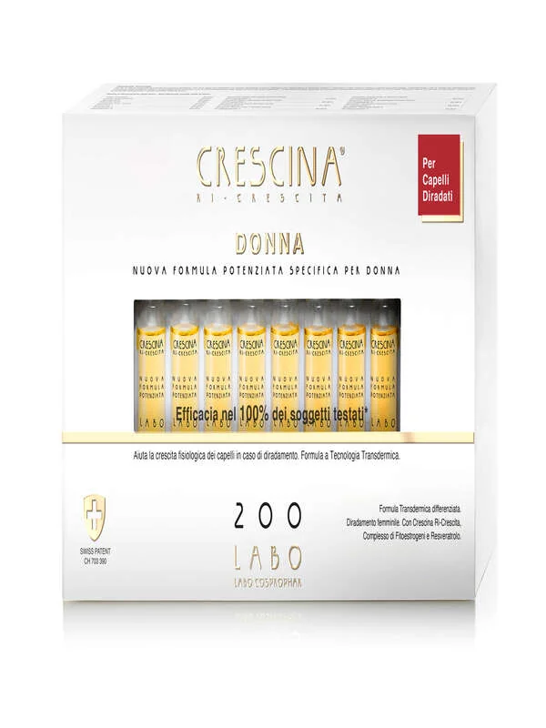 Crescina Donna 200 Fsp 20 Fiale Da 3,5 Ml Crescita Naturale