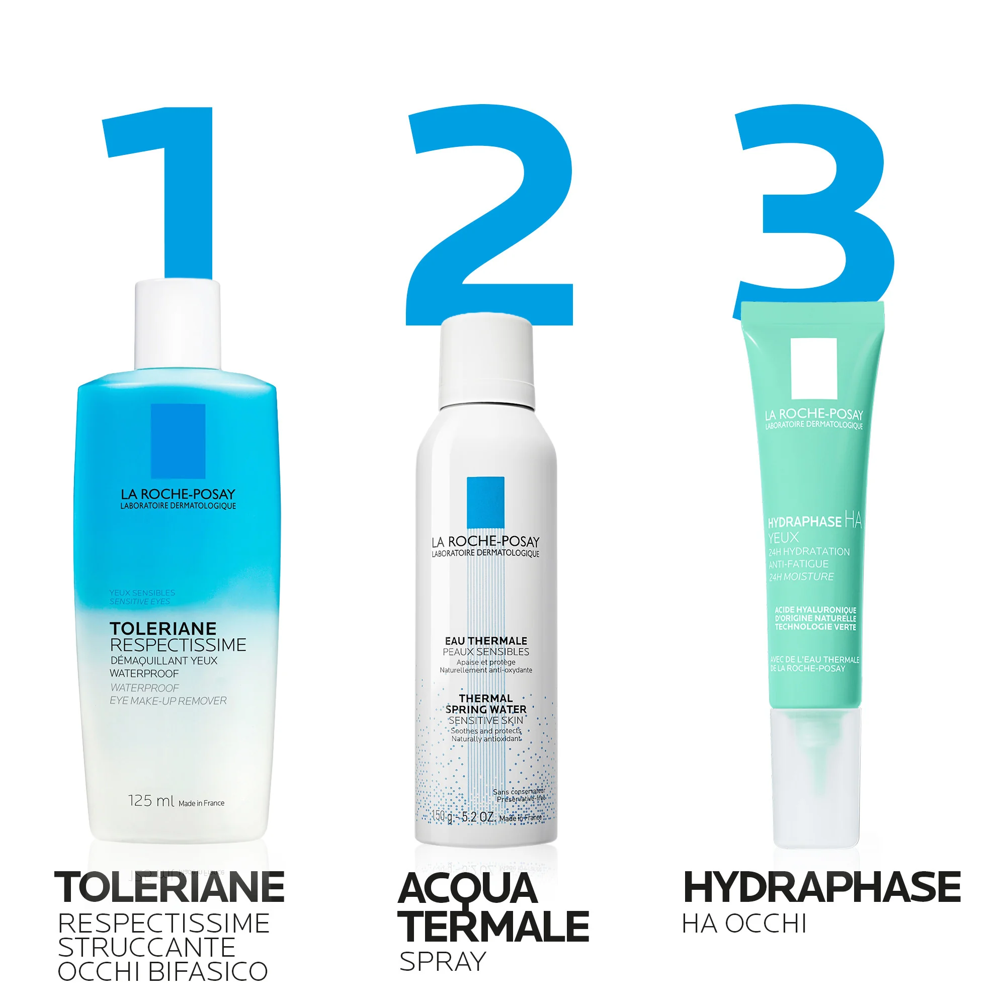 La Roche Posay Toleriane Respectissime Struccante Occhi Bifasico 125 Ml Make up waterproof