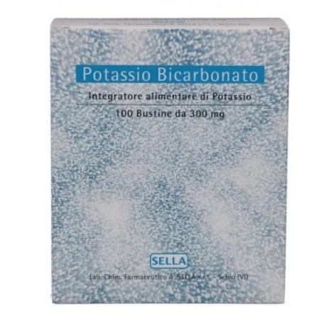 Sella Potassio Bicarbonato Polvere Integratore 100 Bustine