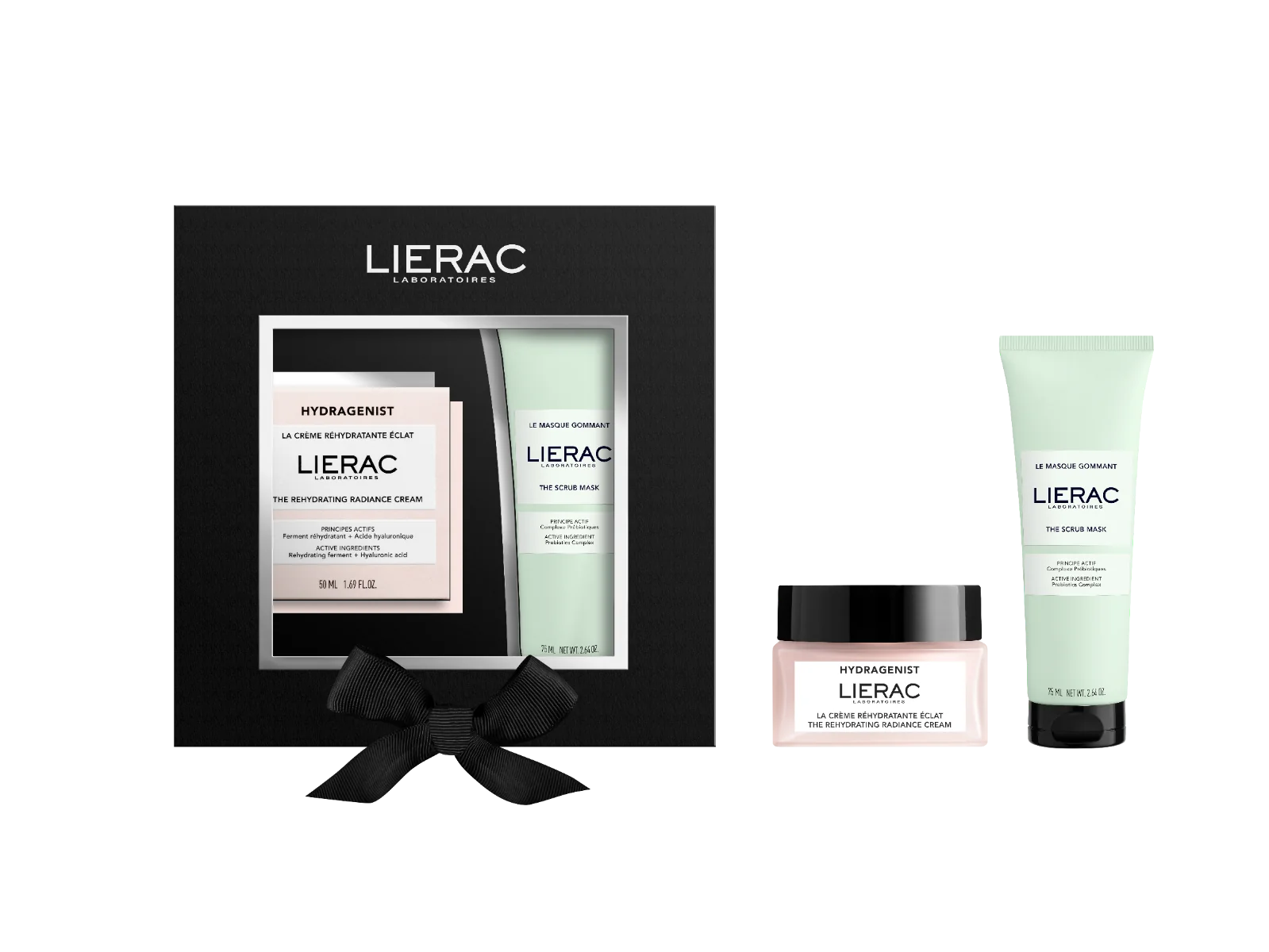 Cofanetto Lierac Hydragenist Crema 50 ml + Maschera 75 ml Kit pelle disidratata