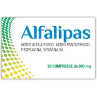 Alfalipas Integratore di Acido Alfa-Lipoico 20 Compresse
