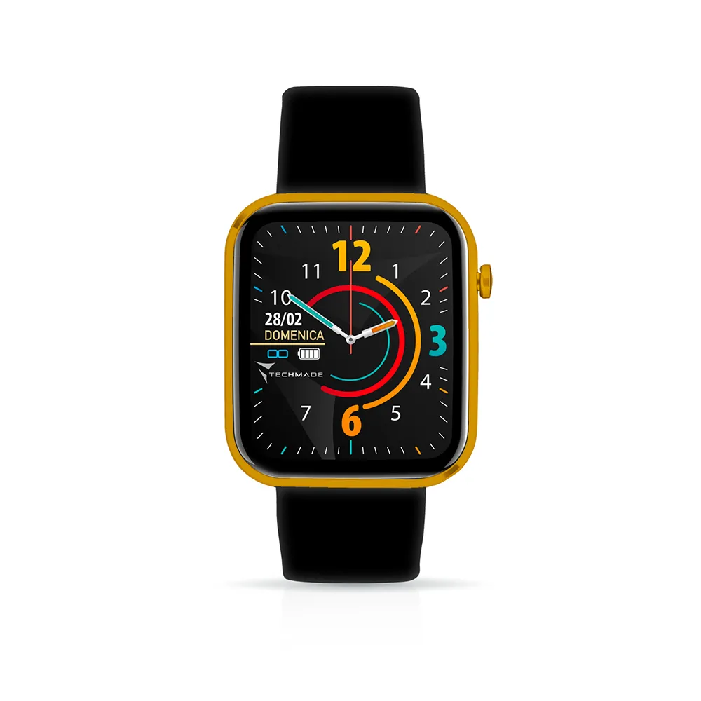 Techmade Hava Smartwatch Black-Gold Da Portare Sempre con Te