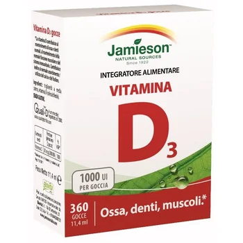 Jamieson Vitamina D Gocce 11,4 ml Sistema immunitario, ossa e muscoli