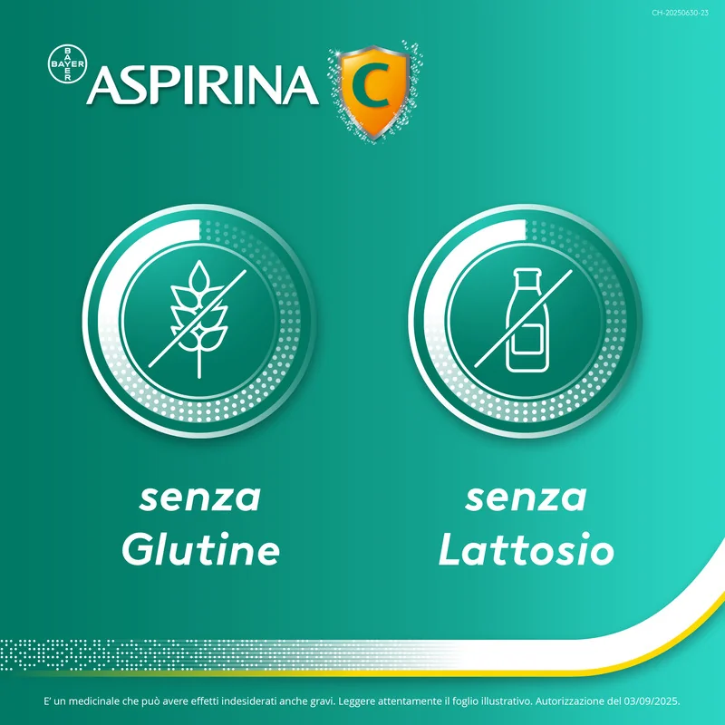 Aspirina C 10 Bustine Raffreddore Febbre e Influenza
