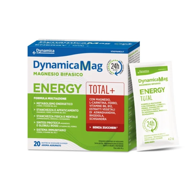 Dynamicamag Energy Total+ 24 Bustine Energia Fisica e Mentale