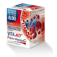 Vita Act Ferro + Vitamina C Integratore 60 Capsule
