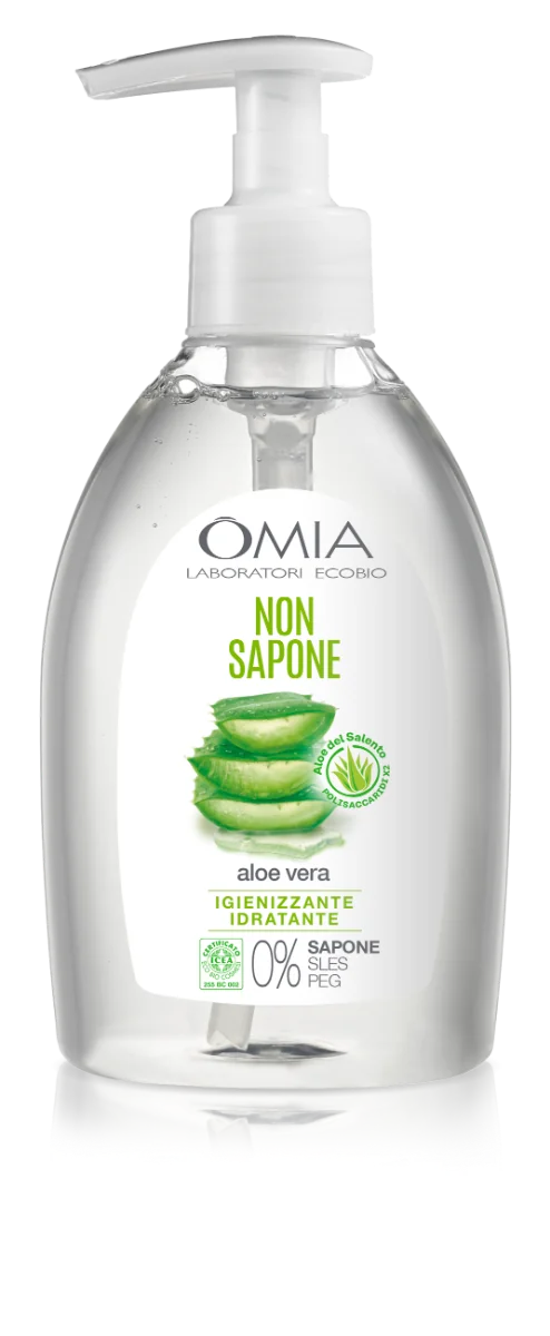 Omia Non Sapone Ecobio Viso Mani con Aloe Vera 300 ml