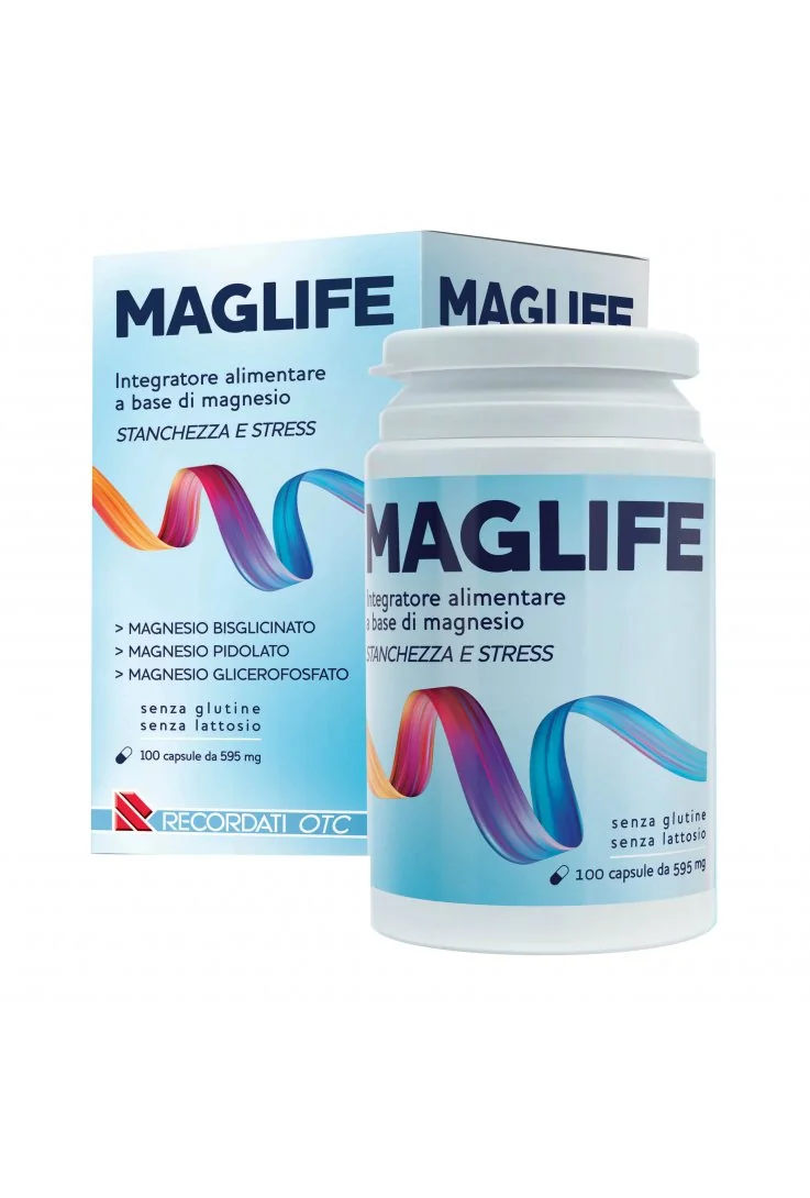 Maglife 100 Capsule Integratore di Magnesio