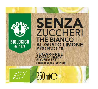 The' Bianco Limone S/Zucc250 ml