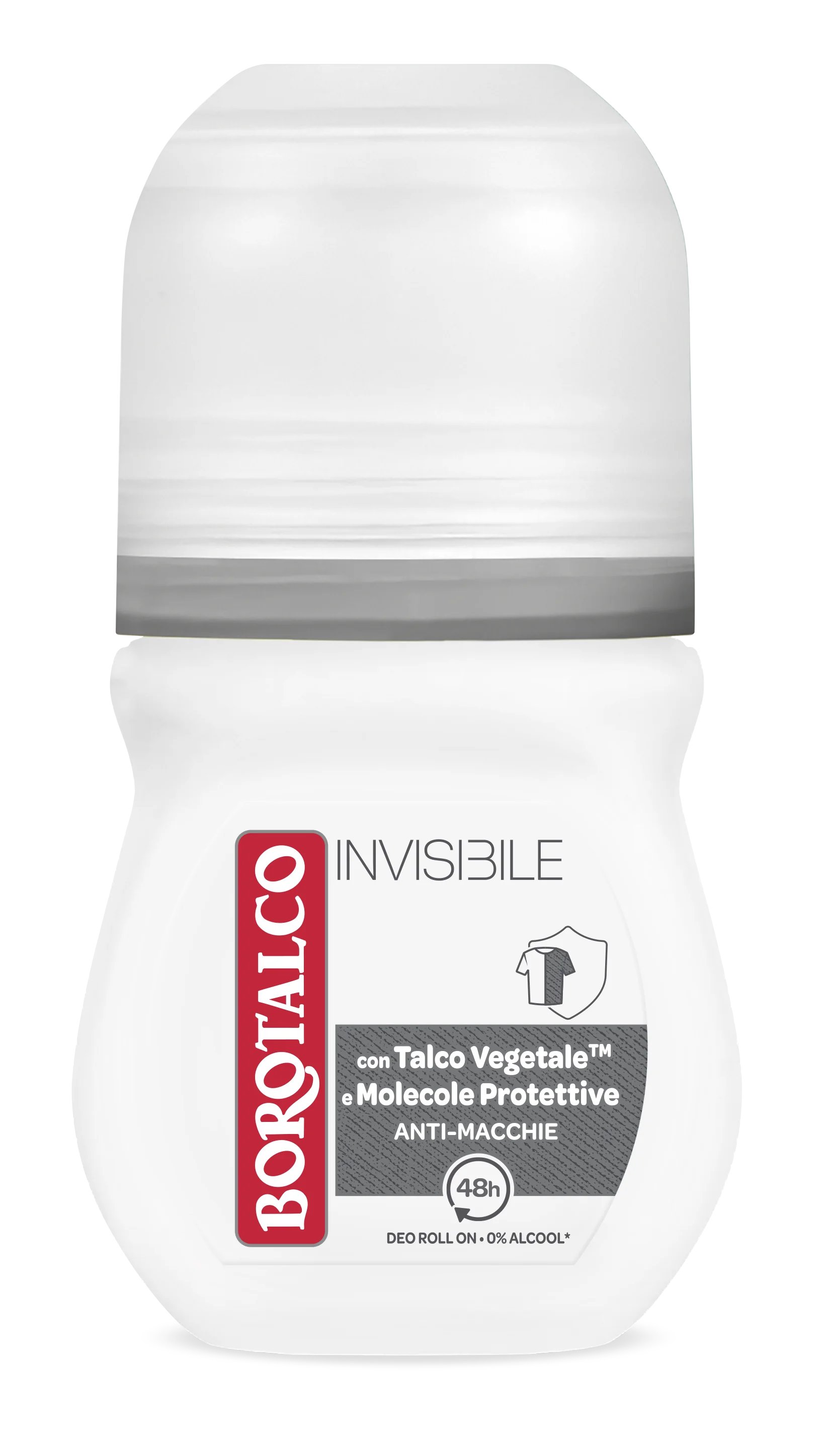 Borotalco Deo Roll Invisibile Grigio 50 ml Deodorante roll-on 48h