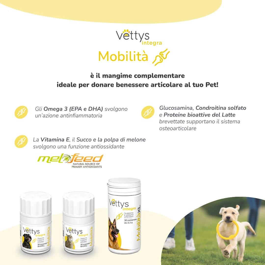 Vettys Integra Mobilita' Cane 30 Compresse Mobilità del Cane