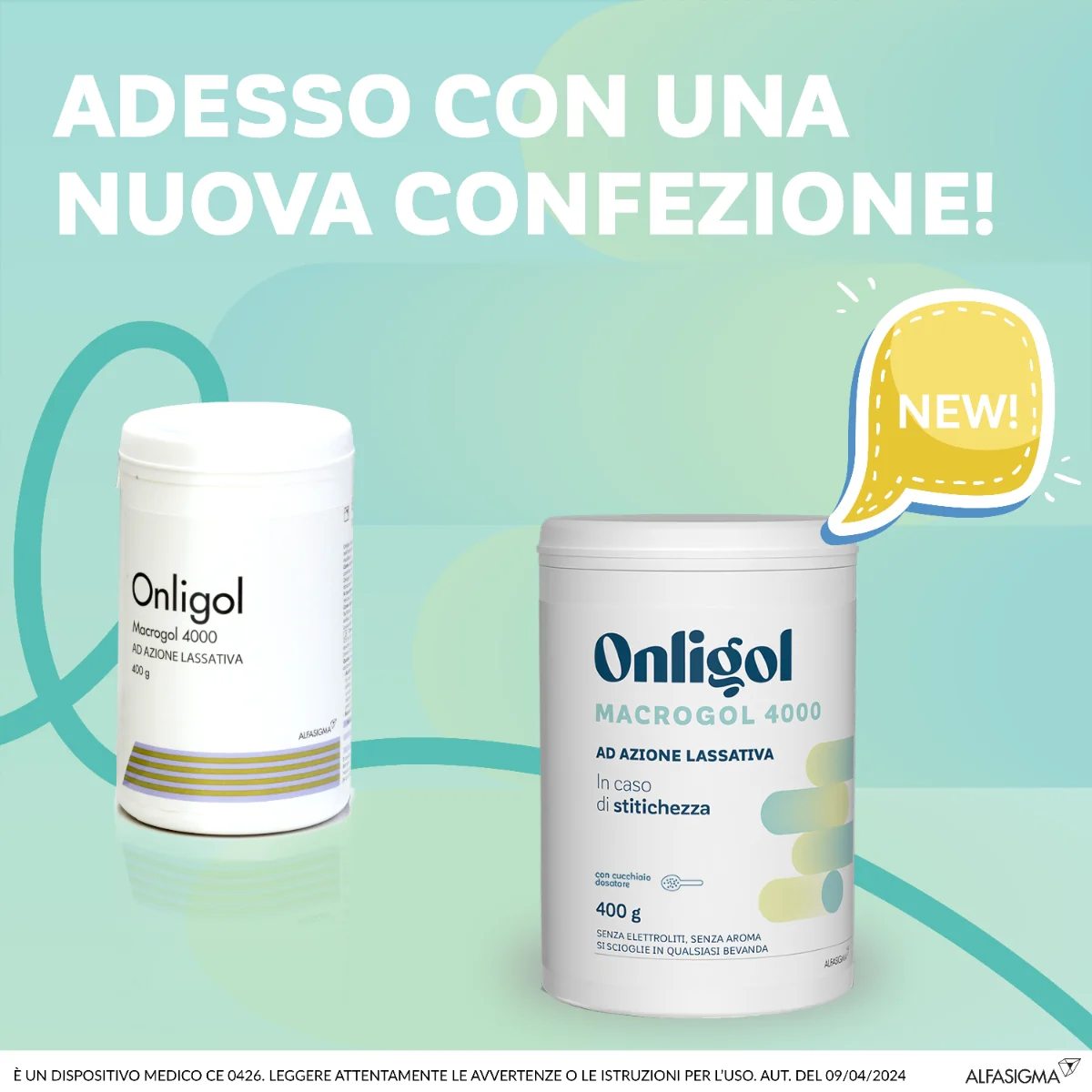 Onligol Polvere 400g Adulti Azione Lassativa
