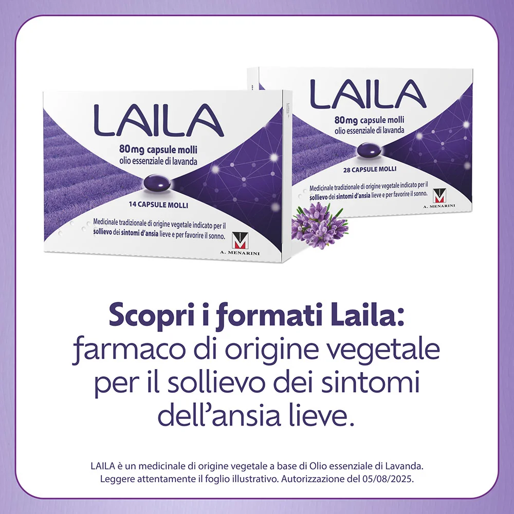 Laila 28 Capsule Molli Per Ansia Lieve