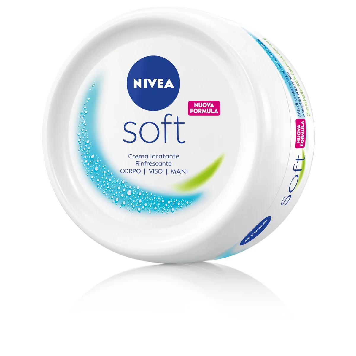 Nivea Soft Crema Idratante Rinfrescante 200 ml Viso Corpo Mani