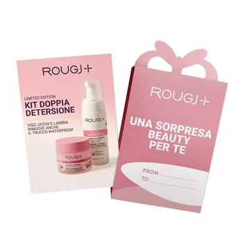 Rougj Kit Doppia Detersione Cofanetto Regalo Burro Struccante + Mousse Detergente