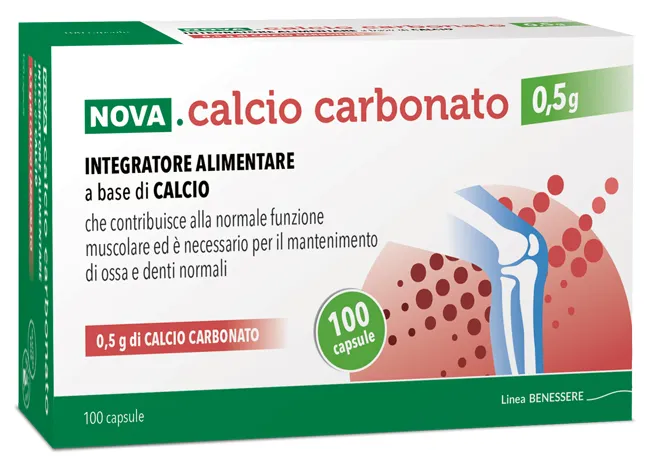 Calcio Carbonato 0,5G 100 Capsule