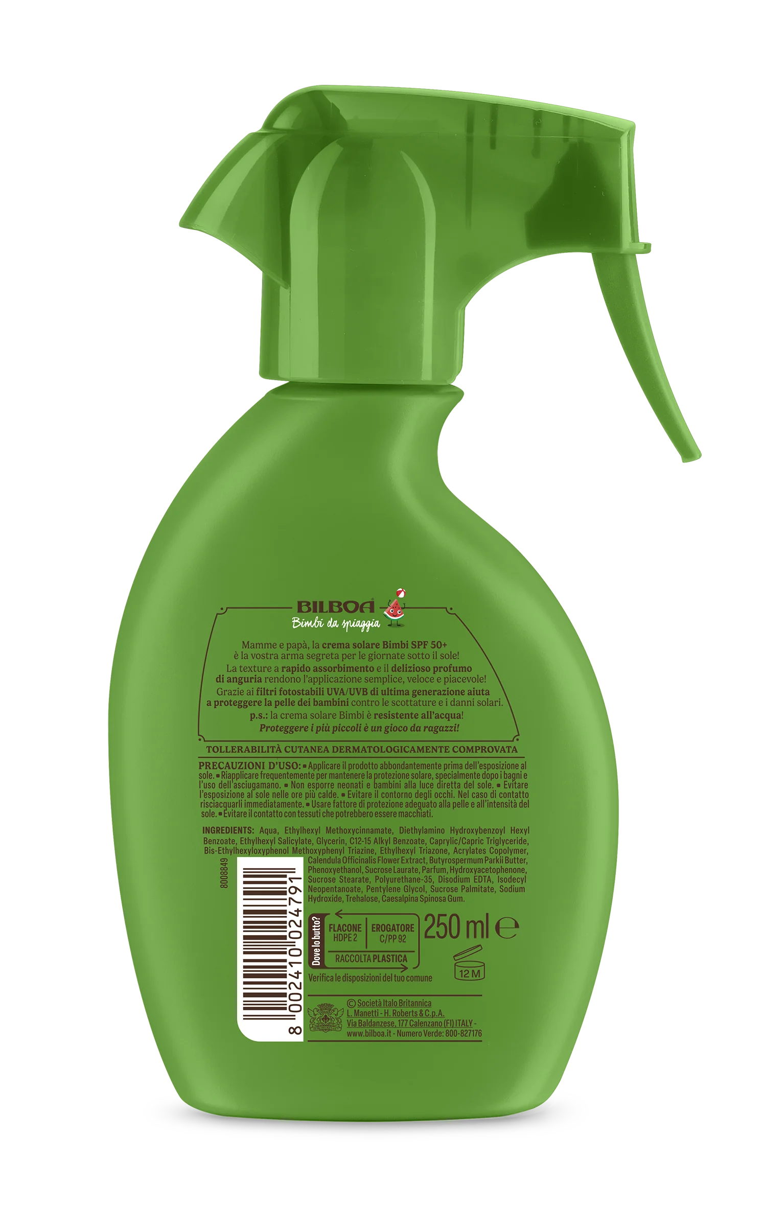 Bilboa Bimbi Trigger Spf50+ 250 Ml 