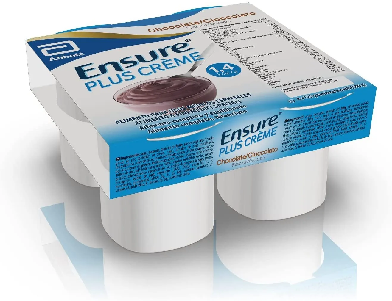 Abbott Ensure Plus Crème Cioccolato 4x125 g