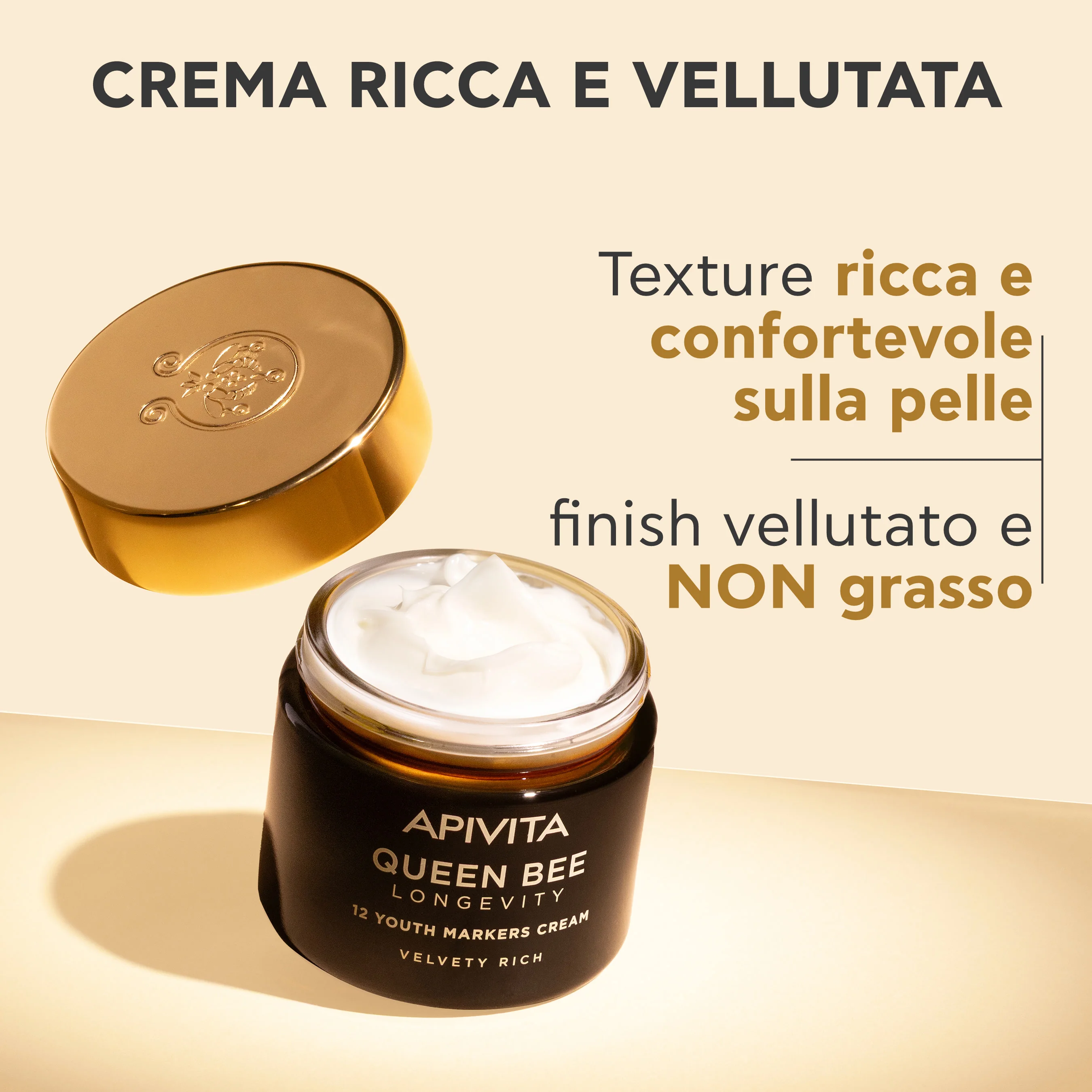 Apivita Queen Bee Longevity Day Crema Rich 50 ml Crema Giorno