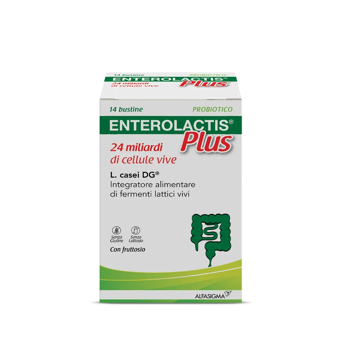 Enterolactis Plus 14 Bustine Integratore alimentare a base di fermenti lattici vivi
