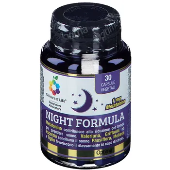 Colours Of Life Night Formula 30 Capsule Vegetali 550 Mg
