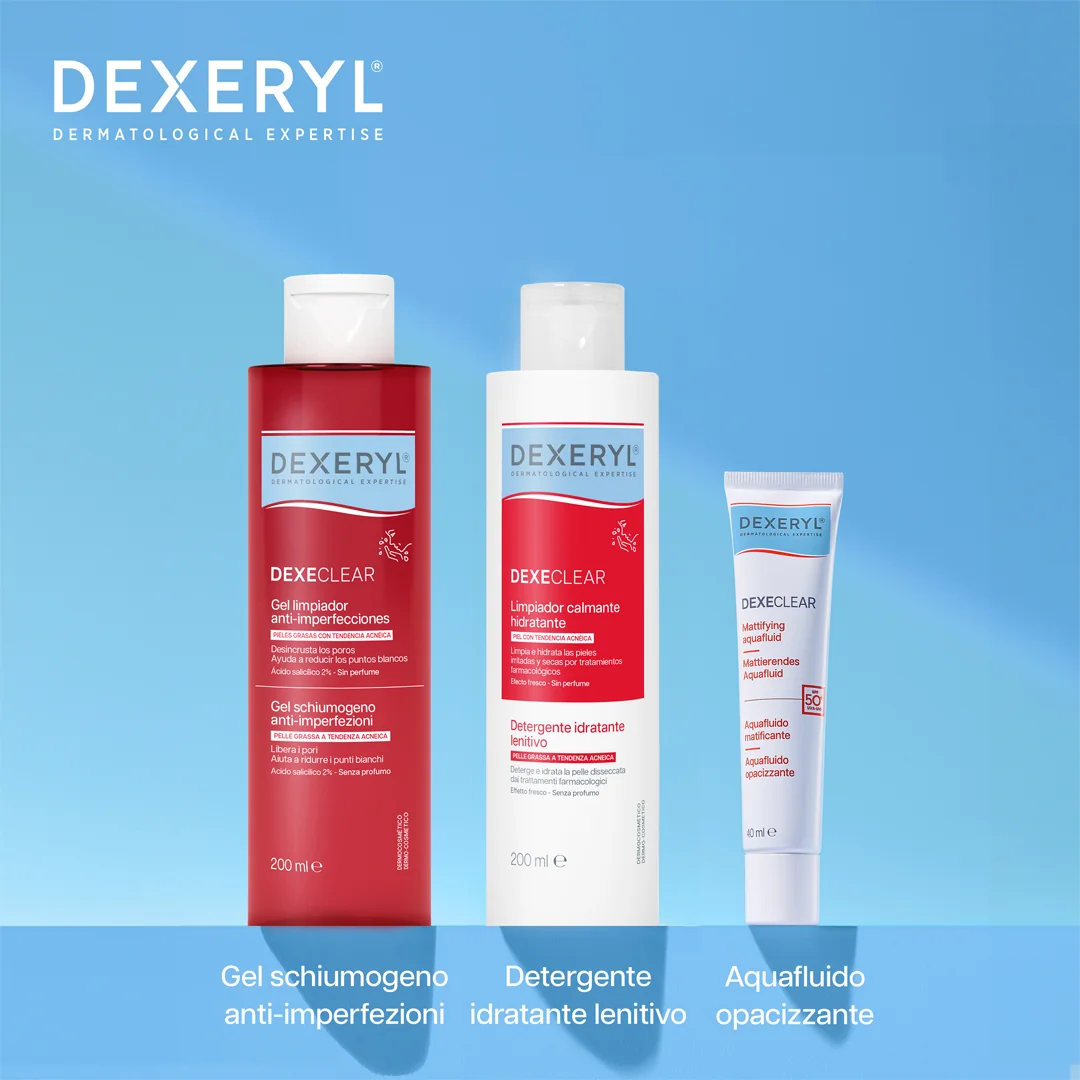 Dexeclear Gel Schiumogeno Anti Imperfezioni 200 Ml Detersione pelle acneica