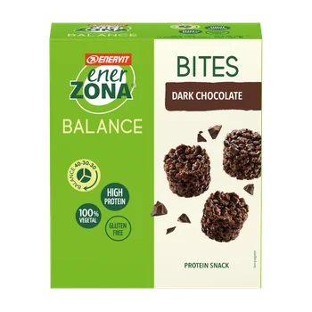 Enerzona Balance Bites Dark Chocolate 5 mini pack Snack bilanciato e gustoso