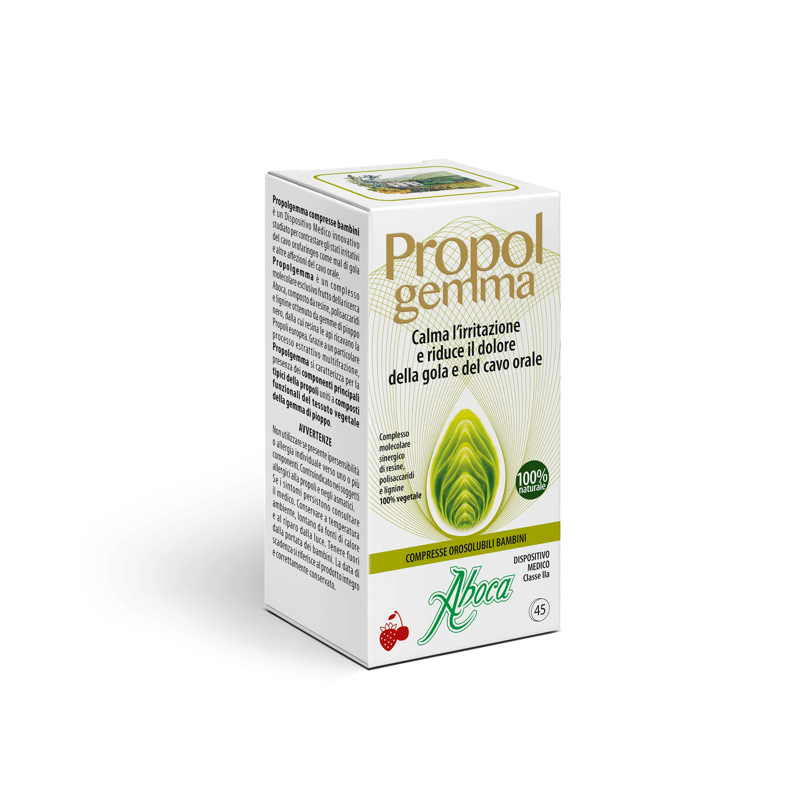 Aboca Propolgemma Bambini 45 Compresse Orosolubili Irritazione del Cavo Orale