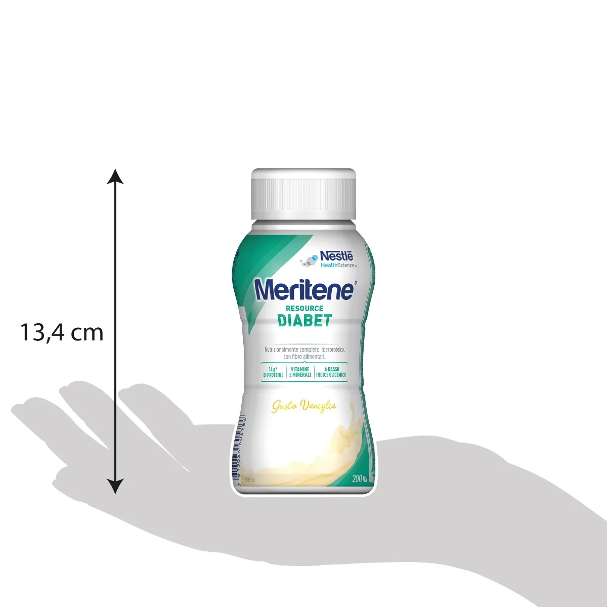 Resource Diabet Plus Vaniglia Alimento Dietetico Con Fibre 4x200 ml