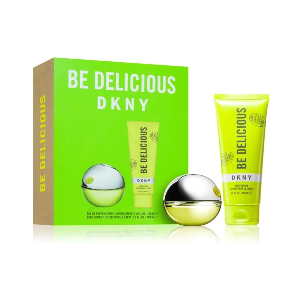 Dkny Be Delicious Eau De Parfum Spray 30 ml + Body Lotion 100 ml Set profumato donna