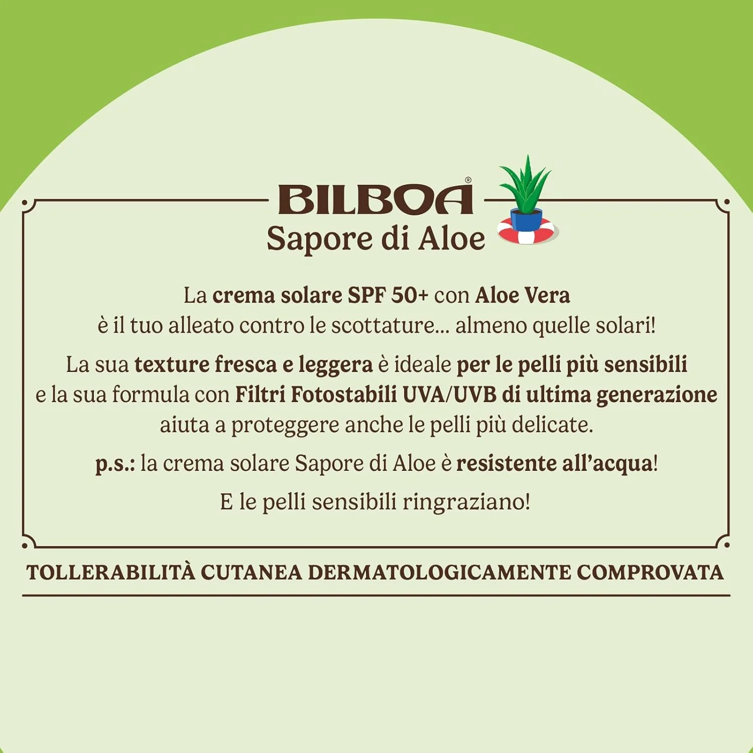 Bilboa Trigger Aloe Sensitive 50+ 250 Ml