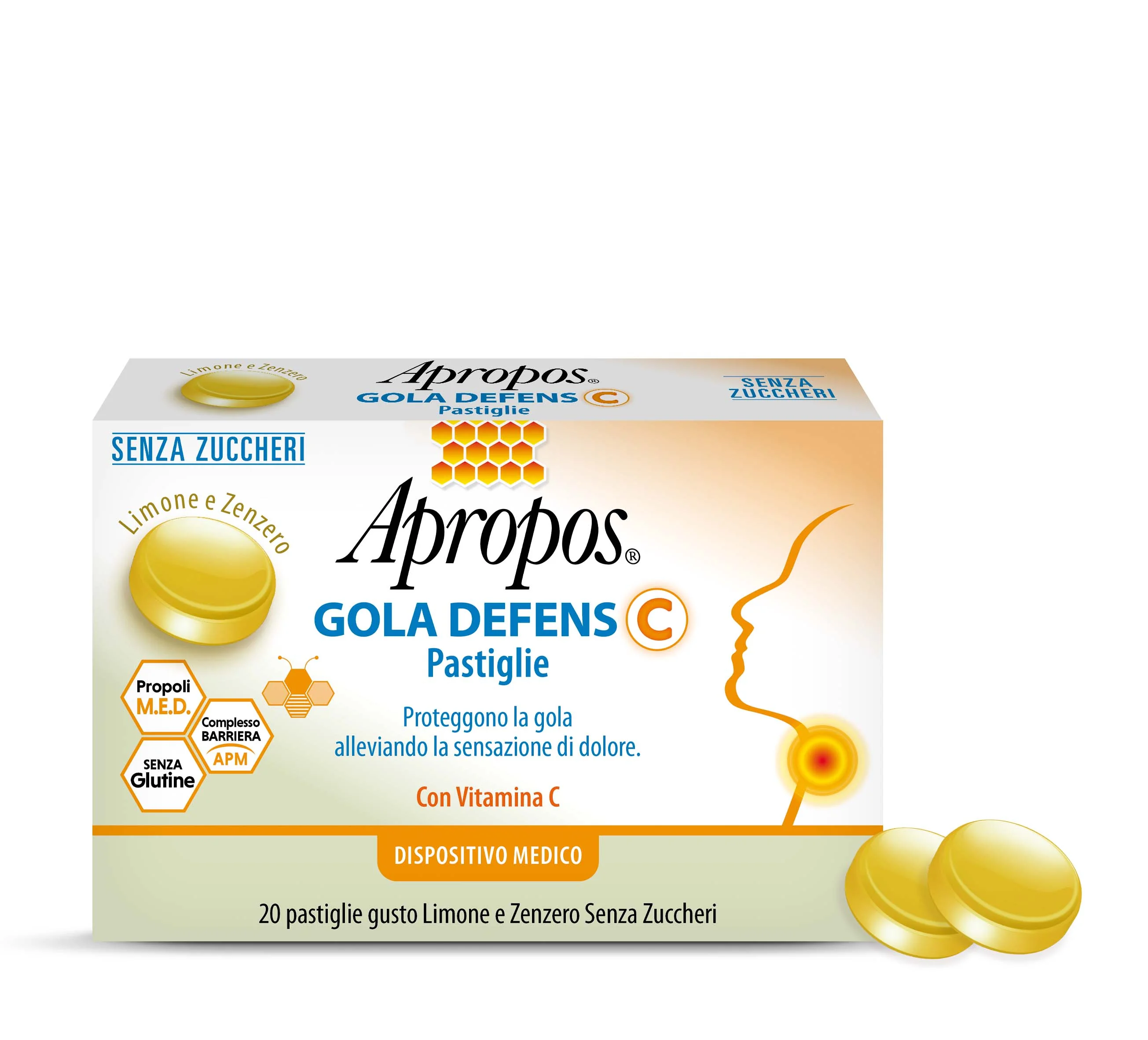 Apropos Gola Defens C Limone Zenzero Azione Lenitiva