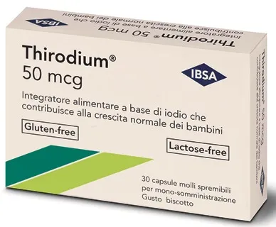 Thirodium 50 mcg Integratore di Sodio 30 Capsule