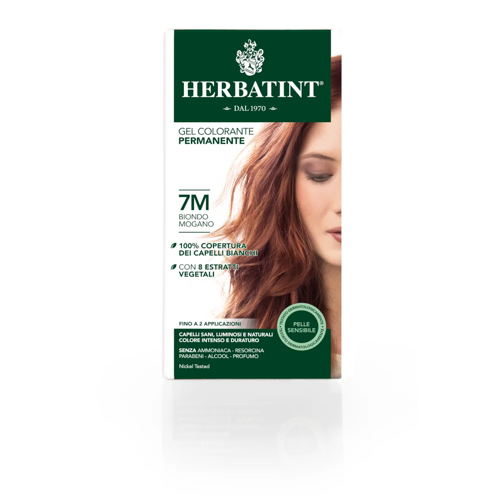 Herbatint Gel Permanente 7M Biondo Mogano 150 ml Tintura Capelli