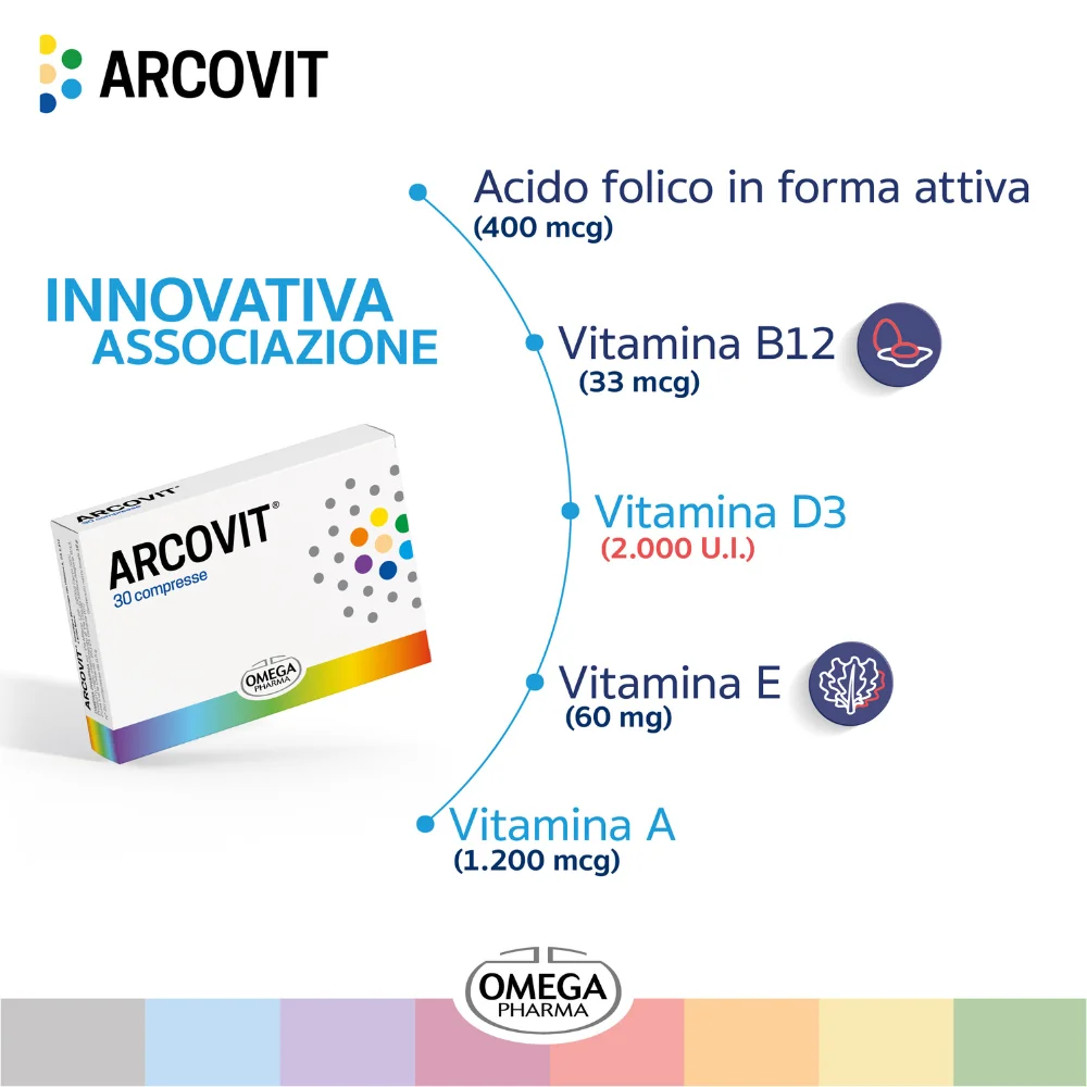 Arcovit Integratore Multivitaminico 30 Compresse