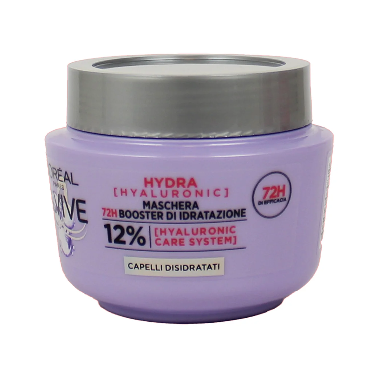 L'Oréal Paris Elvive Maschera Hydra Hyaluronic 300 ml Maschera per Capelli Idratazione Profonda 72H