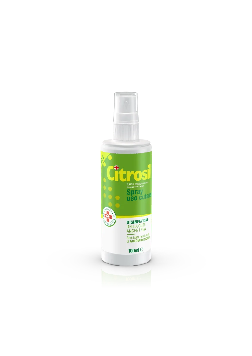Citrosil Spray Disinfettante 0,175% Benzalconio cloruro 100 ml Uso Cutaneo