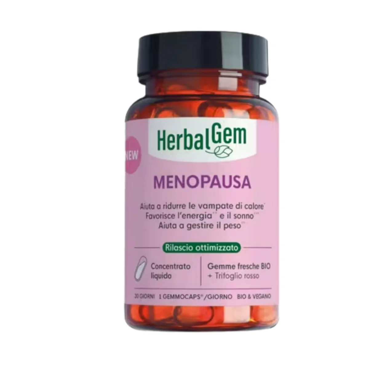 Gemmocaps Menopausa Bio 30 Capsule con Fitoestrogeni