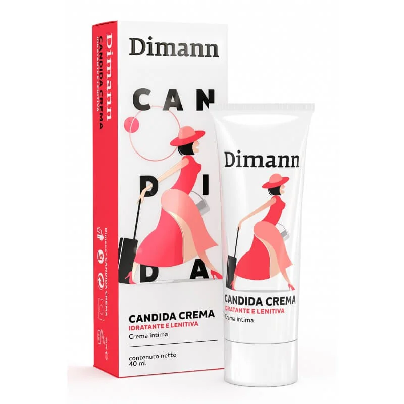 Dimann Candida Crema Intima 40 ml Idratante e Lenitiva
