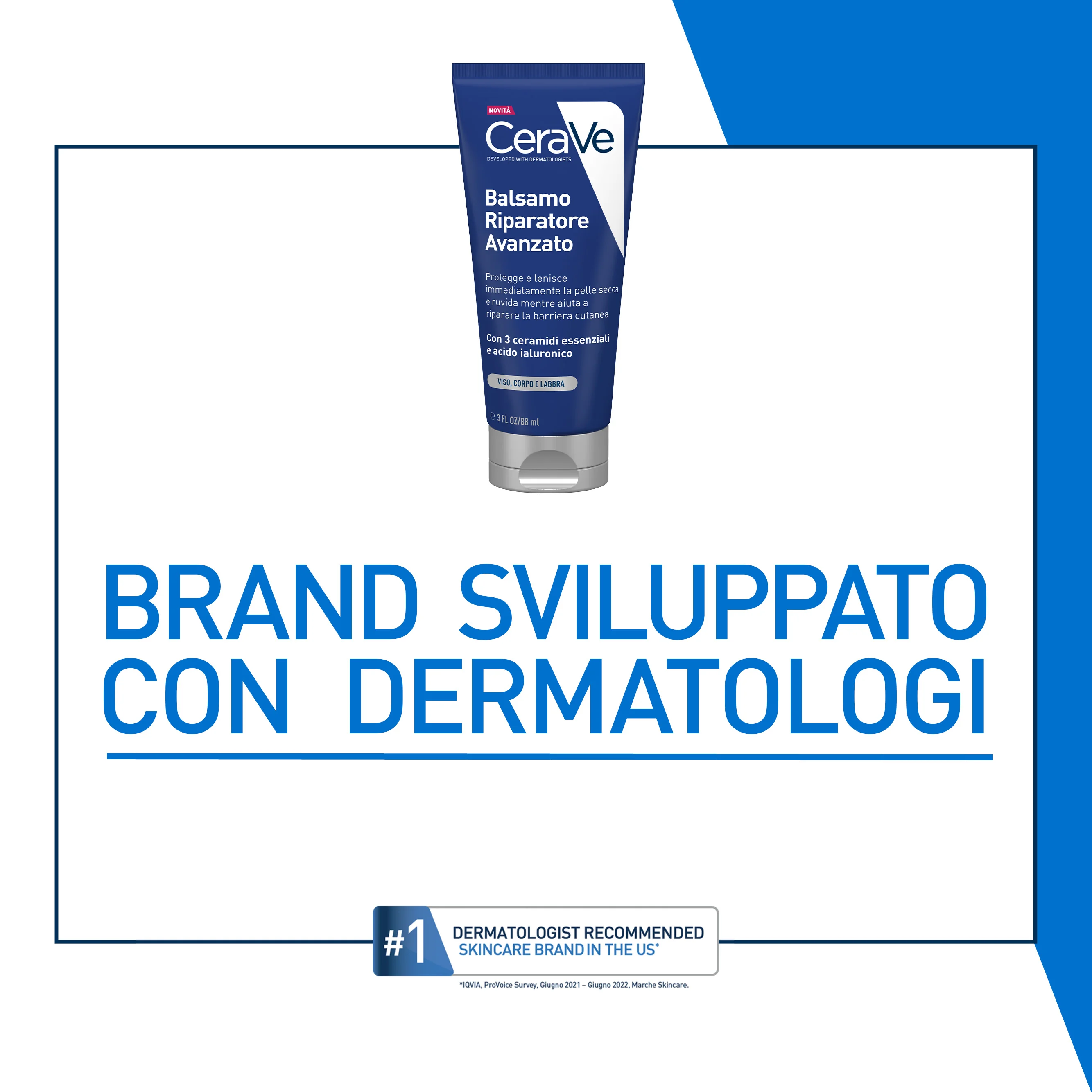 Cerave Balsamo Riparatore Avanzato 88 Ml Idratazione Intensa
