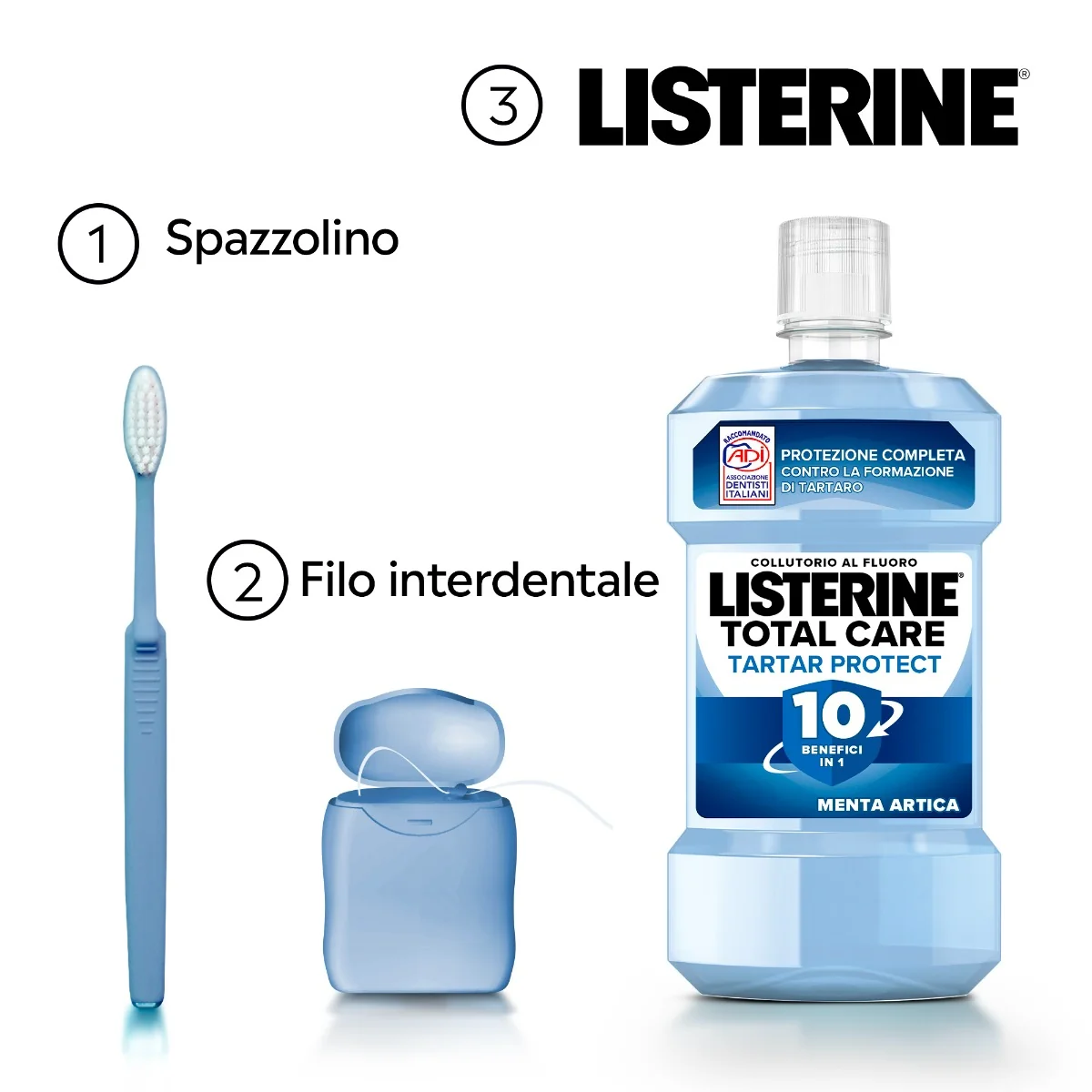 Listerine Advanced Tartar Control 500 Ml Protezione Completa
