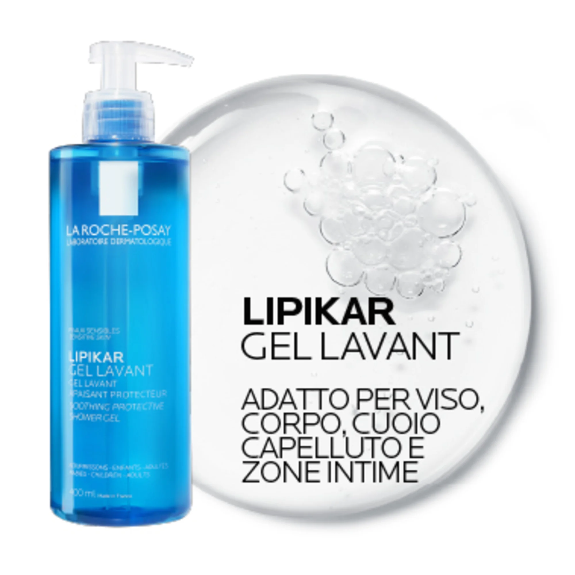La Roche Posay Lipikar Gel Lavant 400 Ml Lenitivo