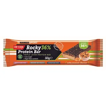 Named Rocky 36% Protein Bar Peanuts 50 g Barretta Proteica