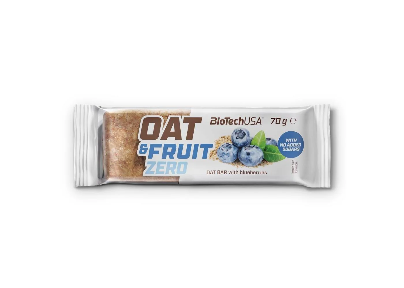 Biotechusa Oat & Fruit Bar Zero Mirtillo 70 g Barretta Energetica