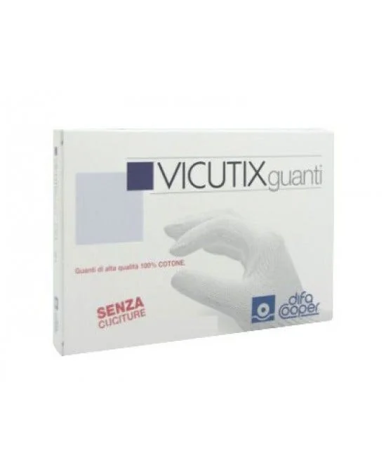 Vicutix Guanto in Cotone Antiallergico Taglia Small