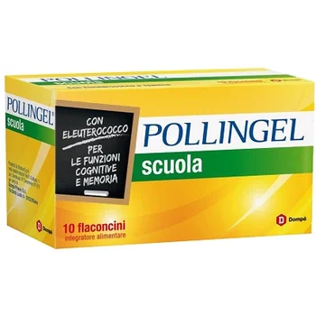 Pollingel Scuola 10 Flaconcini Integratore Bambini