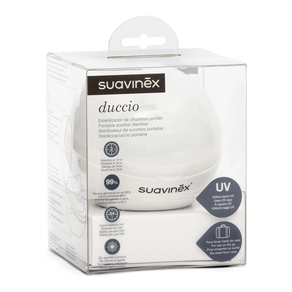 Suavinex Sterilizzaciuccio Duccio Perla 1 Pezzo