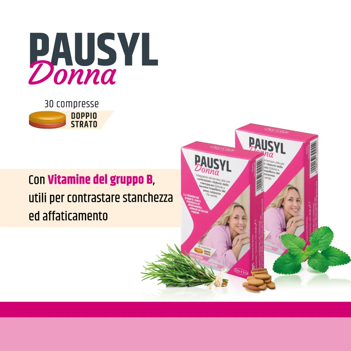 Pausyl Donna 30 Compresse Integratore per la Menopausa
