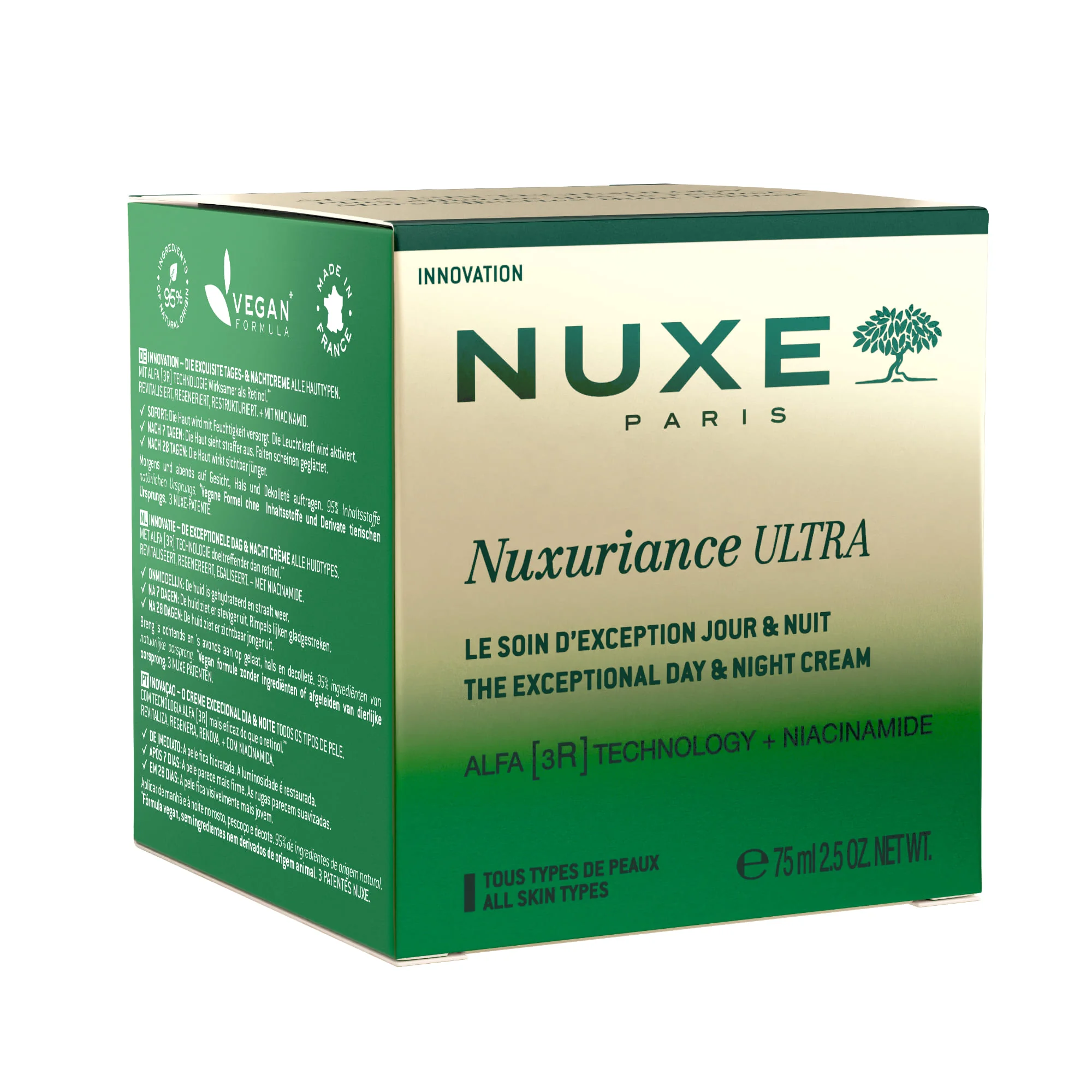 Nuxe Nuxuriance Ultra Crema Giorno e Notte Anti-Età Globale 75ml Corregge i Segni dell'Invecchiamento