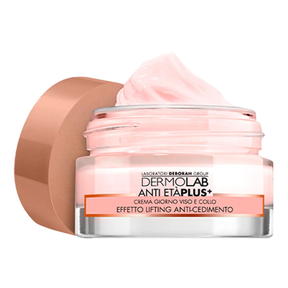 Dermolab Anti Età Plus + - Crema Giorno Viso e Collo Effetto Lifting Spf 20 Antiage